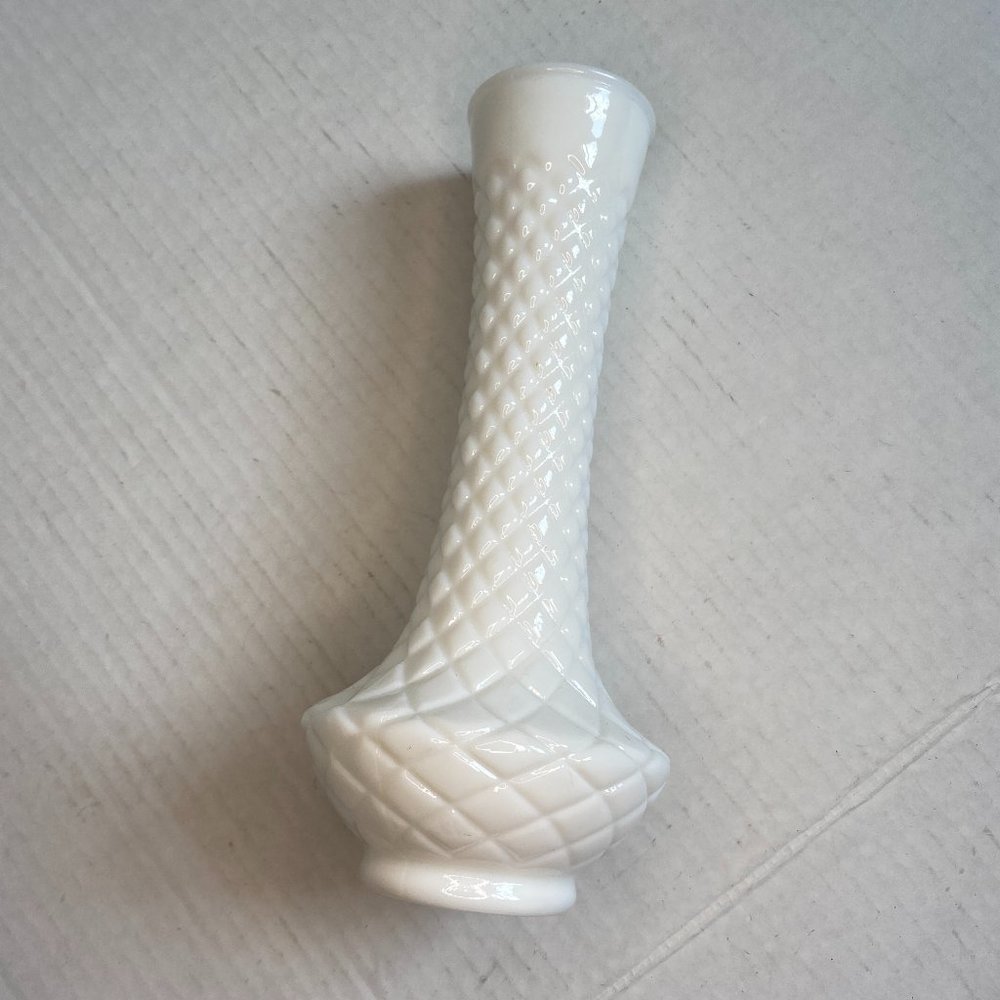 Vintage White Ivory Vase